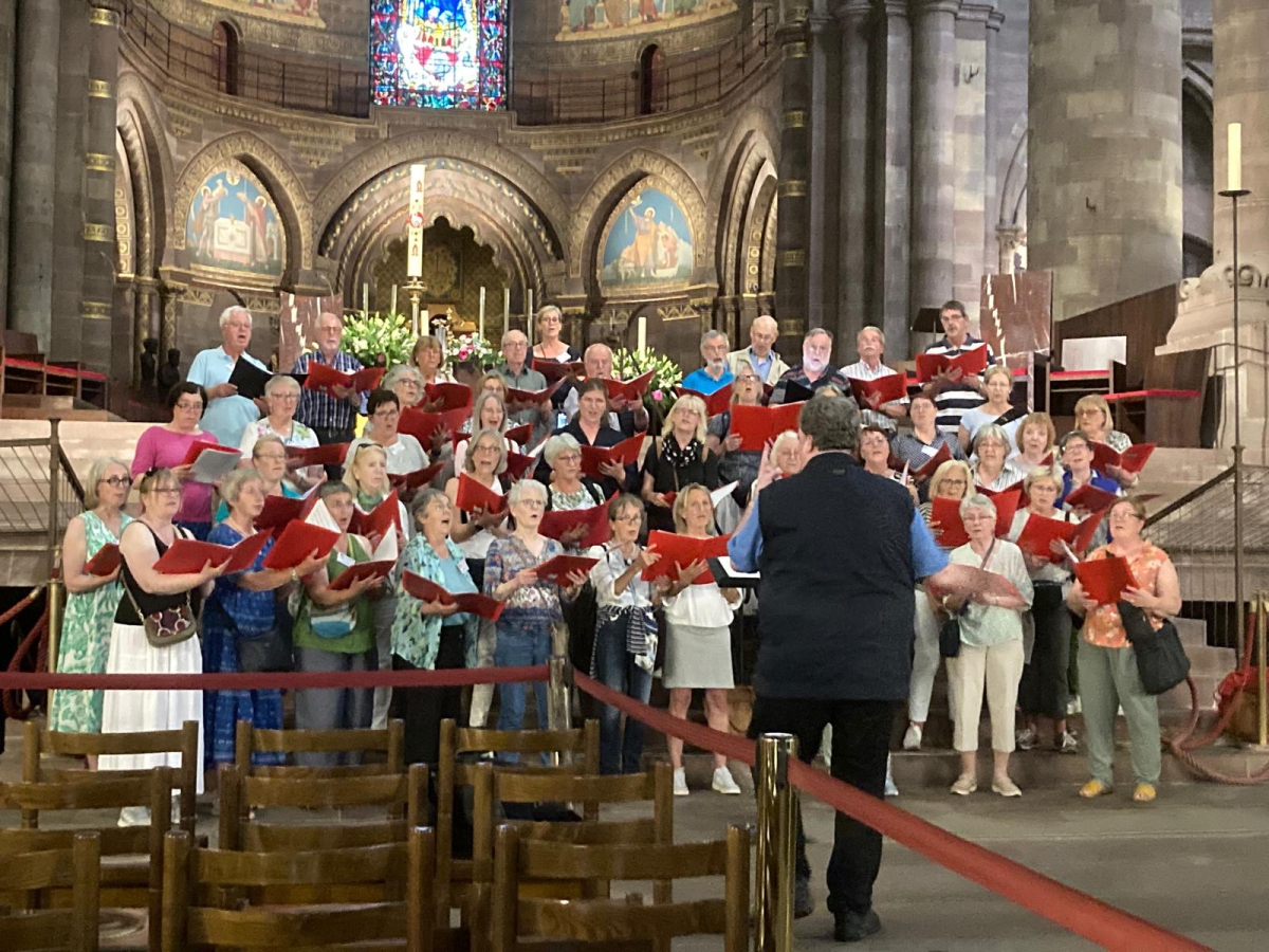 Musikalischer Höhepunkt: Cantus Wirena im Straßburger Münster.